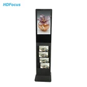 Stafræn skilti auglýsingar með bæklingshafa